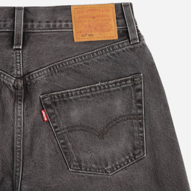 Jeansy regular fit damskie Levi's 501 90S A1959-0022 27-30 Czarne (5401105978877) - obraz 8