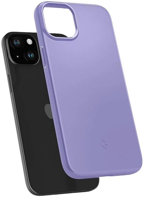 Etui Spigen Thin Fit do iPhone 15 Iris Purple (8809896751018) - obraz 2