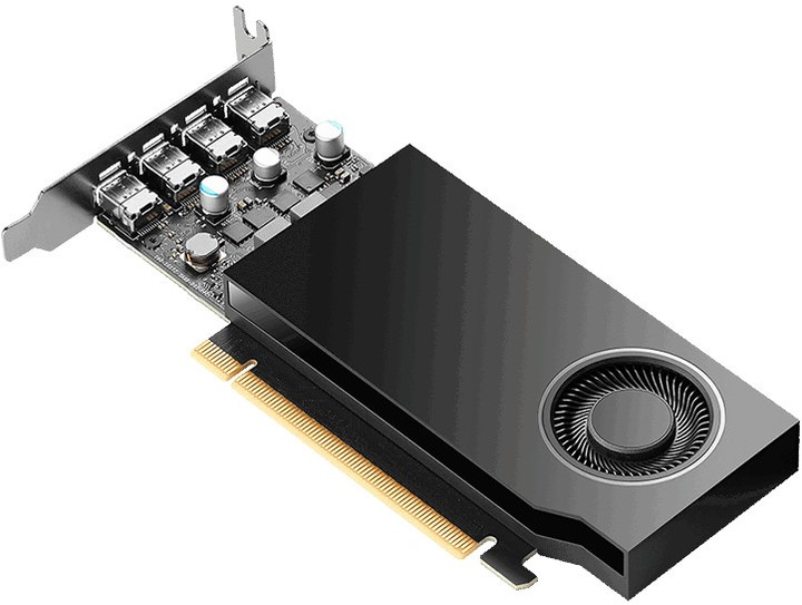 Відеокарта PNY PCI-Ex NVIDIA RTX A1000 8GB GDDR6 (128 bit) (4 x miniDisplayPort) (VCNRTXA1000-PB) - зображення 4