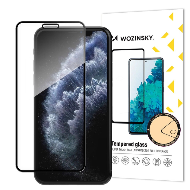 Захисне скло Wozinsky Full Glue Case Friendly для Apple iPhone 11 Pro / iPhone XS / iPhone X Black (7426825353764) - зображення 1