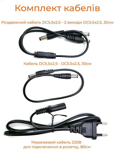 ИБП XOKO DC1018P DC UPS 10400 mAh Black (XK-DC1018P-BK) для роутера, оптики, терминала, видеокамеры - изображение 5