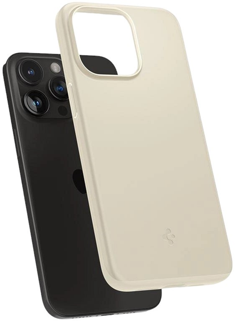 Панель Spigen Thin Fit для iPhone 15 Pro Max Beige (8809896749008) - зображення 2