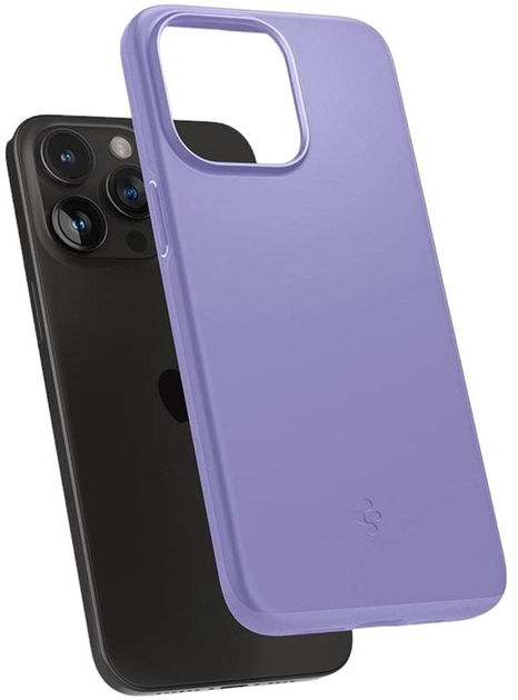 Панель Spigen Thin Fit для iPhone 15 Pro Max Iris Purple (8809896748988) - зображення 2