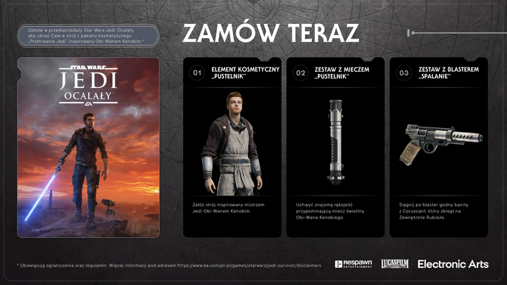Gra PS4 Star Wars Jedi: Ocalały (Blu-ray płyta) (5030949125170) - obraz 3