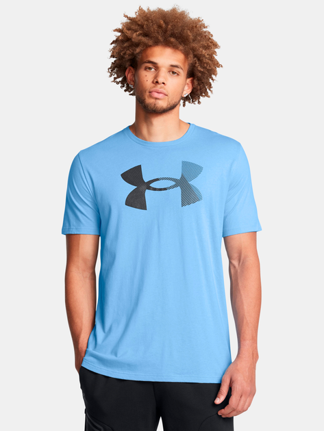 Акція на Футболка чоловіча Under Armour Ua Big Logo Fill Ss 1379451-465 XL Синя від Rozetka