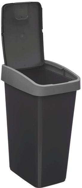 Kosz na śmieci 5five Simply Smart z recyklingowanego plastiku 25 l (3560237561608) - obraz 2