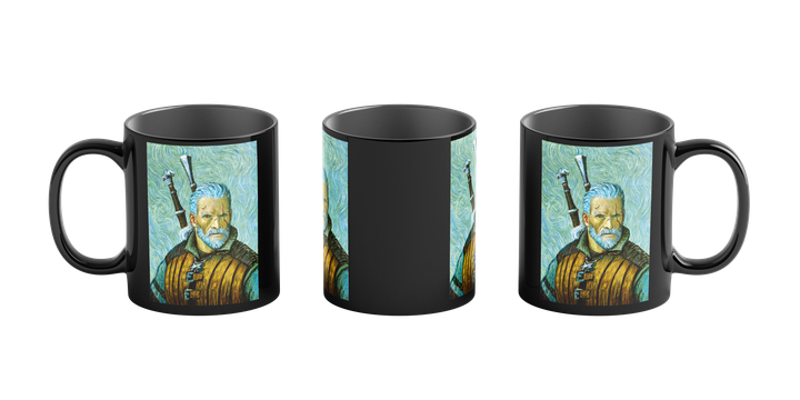 Kubek z aplikacją termoaktywną GOOD LOOT Game Art Chronicles The Witcher Geralt & Vincent van Gogh (5908305247661) - obraz 3