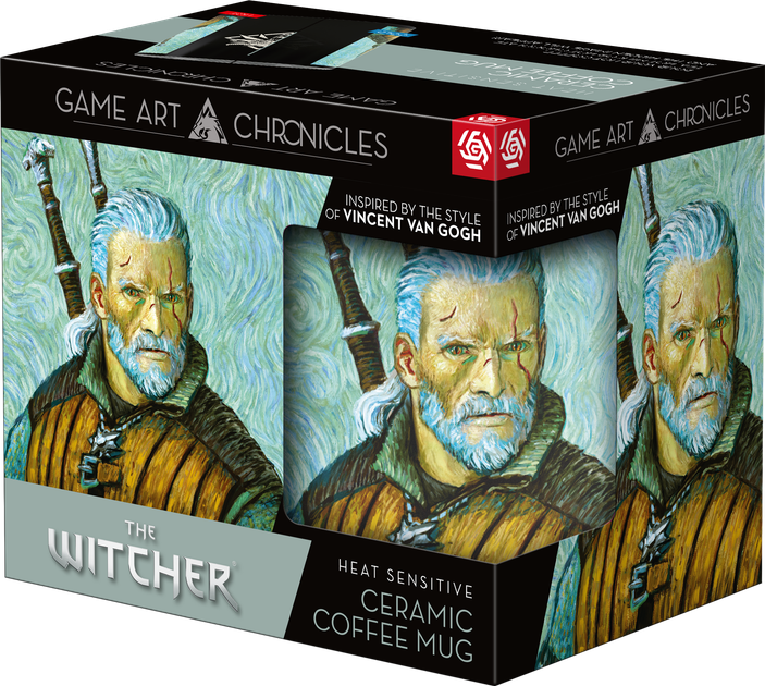 Kubek z aplikacją termoaktywną GOOD LOOT Game Art Chronicles The Witcher Geralt & Vincent van Gogh (5908305247661) - obraz 5