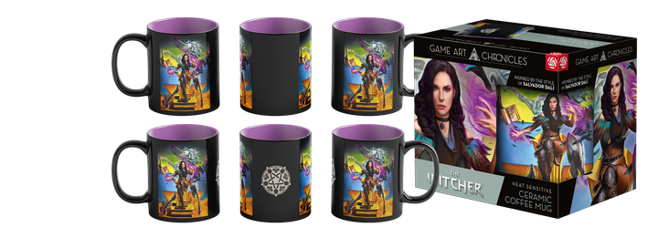Kubek z aplikacją termoaktywną GOOD LOOT Game Art Chronicles The Witcher Yennefer & Salvador Dali (5908305247678) - obraz 4