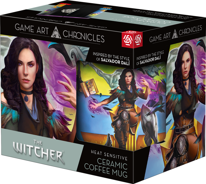Kubek z aplikacją termoaktywną GOOD LOOT Game Art Chronicles The Witcher Yennefer & Salvador Dali (5908305247678) - obraz 5