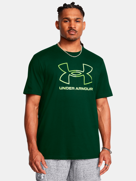 Акція на Футболка чоловіча Under Armour Ua Gl Foundation Ss 1382915-302 XL Зелена від Rozetka