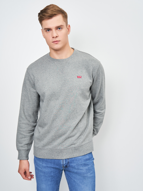 Bluza bez kaptura męska Levi's The Original Hm Crew 35909-0002 2XL Szara (5400898434287) - obraz 1