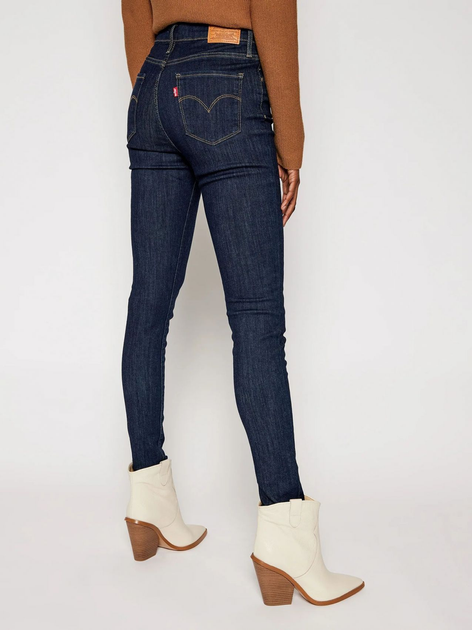 Jeansy skinny damskie Levi's 720 Hirise Super Skinny 52797-0176 26-28 Granatowe (5400898106153) - obraz 2