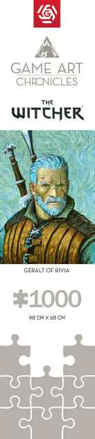 Puzzle GOOD LOOT Game Art Chronicles The Witcher Geralt & Vincent van Gogh 1000 elementów (5908305247548) - obraz 10