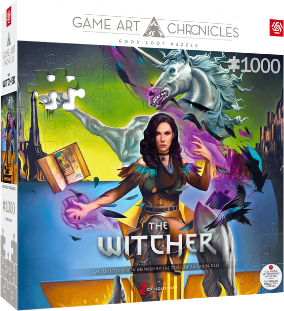 Puzzle GOOD LOOT Game Art Chronicles The Witcher Yennefer & Salvador Dali 1000 elementów (5908305247555) - obraz 1