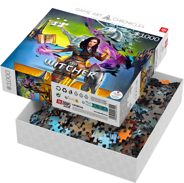 Пазл GOOD LOOT Game Art Chronicles The Witcher Yennefer & Salvador Dali 1000 елементів (5908305247555) - зображення 3