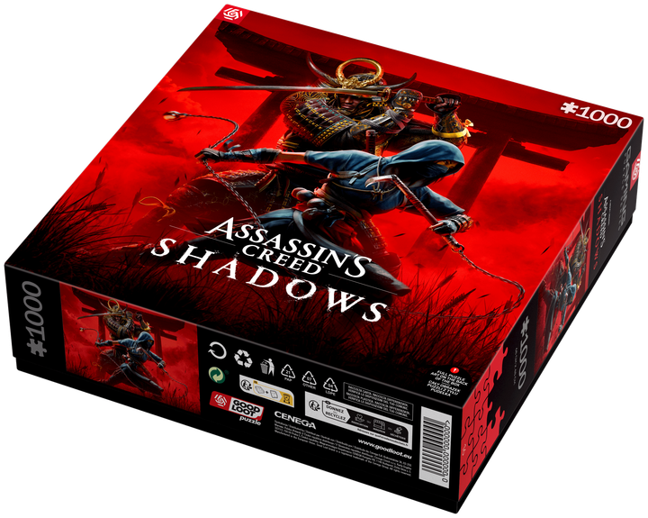 Пазл GOOD LOOT Gaming Assassin's Creed Shadows Naoe & Yasuke 1000 елементів (5908305247913) - зображення 4