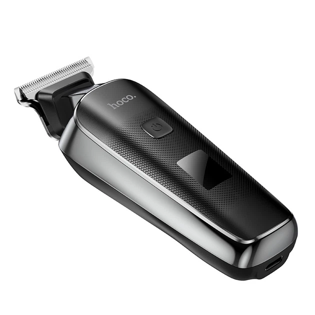 Машинка для стрижки HOCO HP23 Diamond engraving electric hair clipper Black - Фото 4 Машинка для стрижки HOCO HP23 Diamond engraving electric hair clipper Black - изображение 4