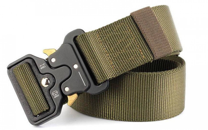 Ремень тактический Eagle с металлической пряжкой 125x3.7 см Olive Green (3_05287) - изображение 1