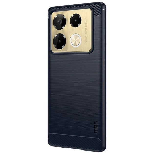 Противоударный чехол Fashion Case Urban для Infinix Note 40 Pro 4G Синий - изображение 2