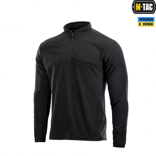 Тактична кофта M-Tac Delta Fleece Black чорна L - зображення 1