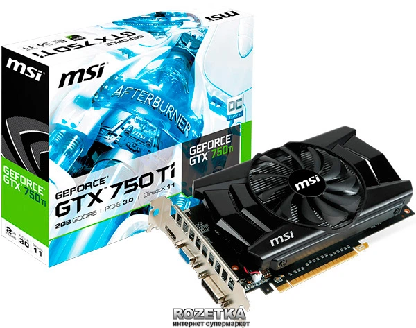 Відеокарта MSI PCI-Ex GeForce GTX 750 Ti 2048MB DDR5 (128bit