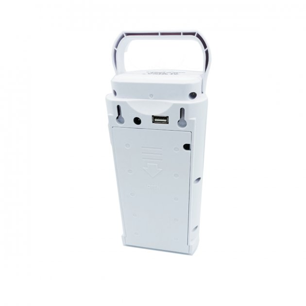 Аварийный аккумуляторный фонарь лампа Almina 2606L с функцией Power bank переносной светильник 24 LED (028h) - изображение 2