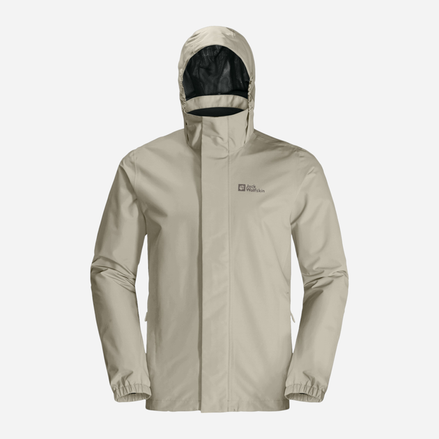 Вітровка чоловіча Jack Wolfskin Stormy Point 2L Jkt M 1111142_A0029 XL Бежева (4064886341318) - зображення 2