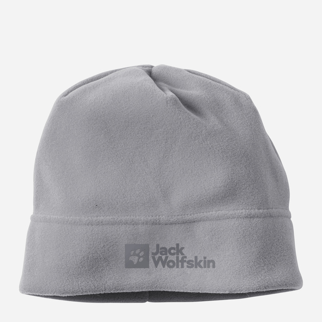 Czapka beanie Jack Wolfskin Real Stuff Beanie 1909852_6046_ One Size Szara (4064993573749) - obraz 1