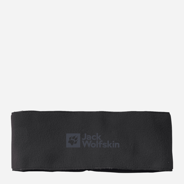 Opaska na głowę Jack Wolfskin Real Stuff Headband 1910302_6000 Czarna (4064993573985) - obraz 1