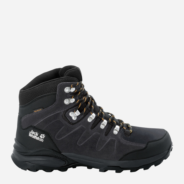 Buty trekkingowe męskie Jack Wolfskin Refugio Texapore Mid M 4049841_6357 43 Ciemnoszare (4060477907956) - obraz 1