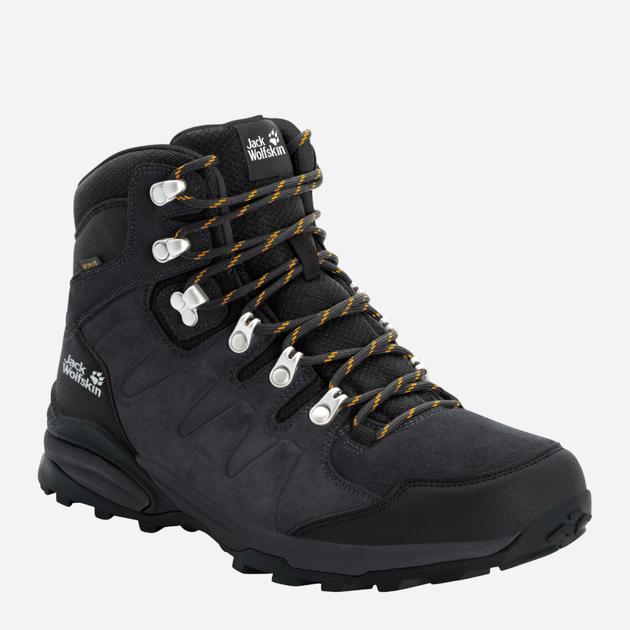 Buty trekkingowe męskie Jack Wolfskin Refugio Texapore Mid M 4049841_6357 44 Ciemnoszare (4060477907963) - obraz 2