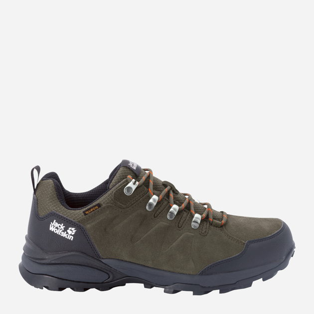 Buty sportowe trekkingowe męskie z membraną Jack Wolfskin Refugio Texapore Low M 4049851_4287 40 Khaki (4060477908052) - obraz 1