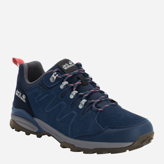 Buty sportowe trekkingowe damskie z membraną Jack Wolfskin Refugio Texapore Low W 4050821_1199 37 Granatowe (4060477908656) - obraz 2