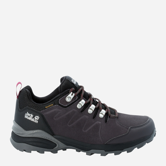 Buty sportowe trekkingowe damskie z membraną Jack Wolfskin Refugio Texapore Low W 4050821_6157 41 Ciemnoszare (4060477908960) - obraz 1