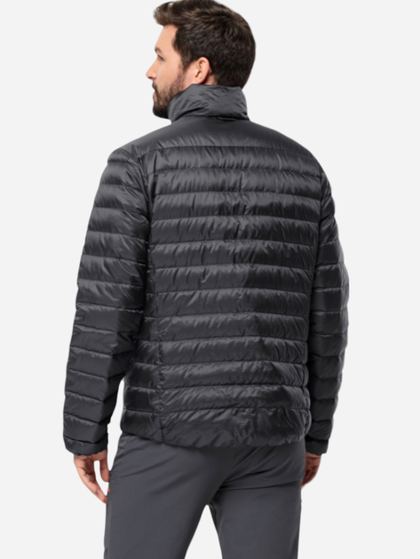 Пуховик двосторонній короткий чоловічий Jack Wolfskin Pilvi Down Jkt M 1207701_6000 M Чорний (4064993896626) - зображення 2