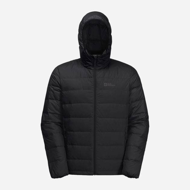 Пуховик зимовий короткий чоловічий Jack Wolfskin Ather Down Hoody M 1207671_6000 L Чорний (4064993897395) - зображення 7