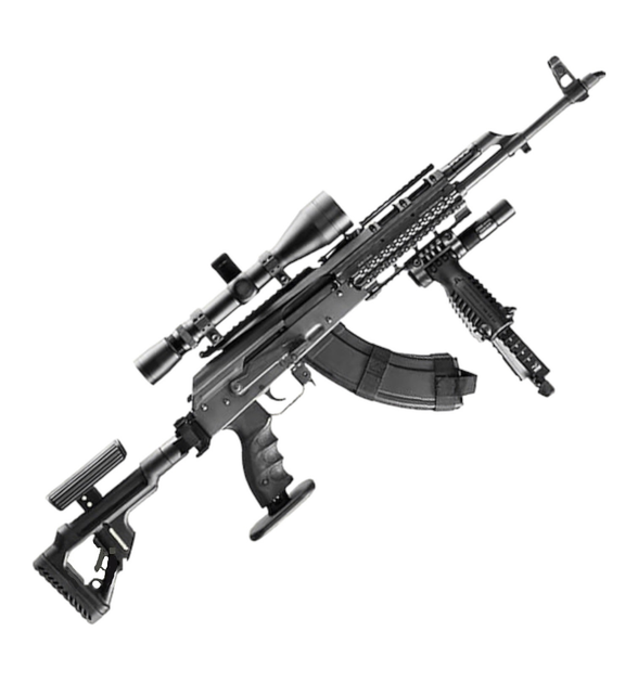 Цевье FAB Defense VFR-AK AK-47 Aluminum Rail System, Black - изображение 2