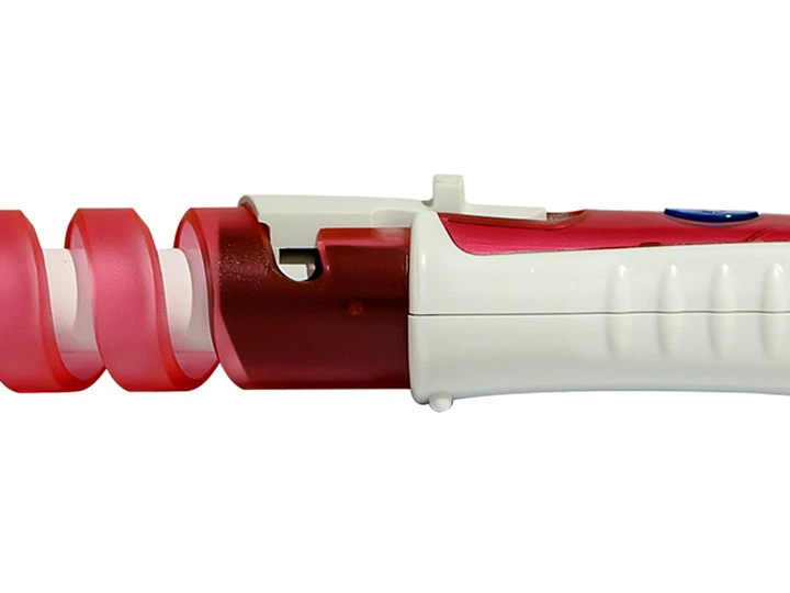 Плойка спиральная Nova NHC 8558 35 W Бело - розовый - изображение 2