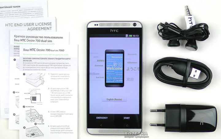 Мобильный телефон HTC Desire 700 White - изображение 6