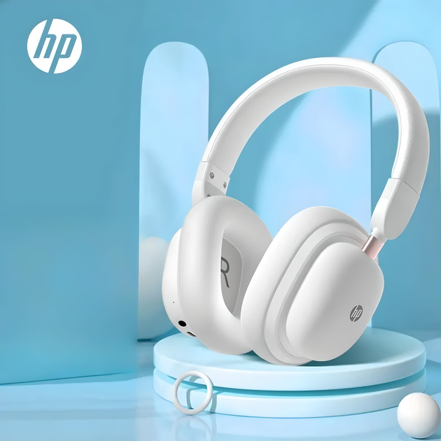Навушники HP H231R бездротові з вбудованим мікрофоном, легка вага, білий - зображення 5