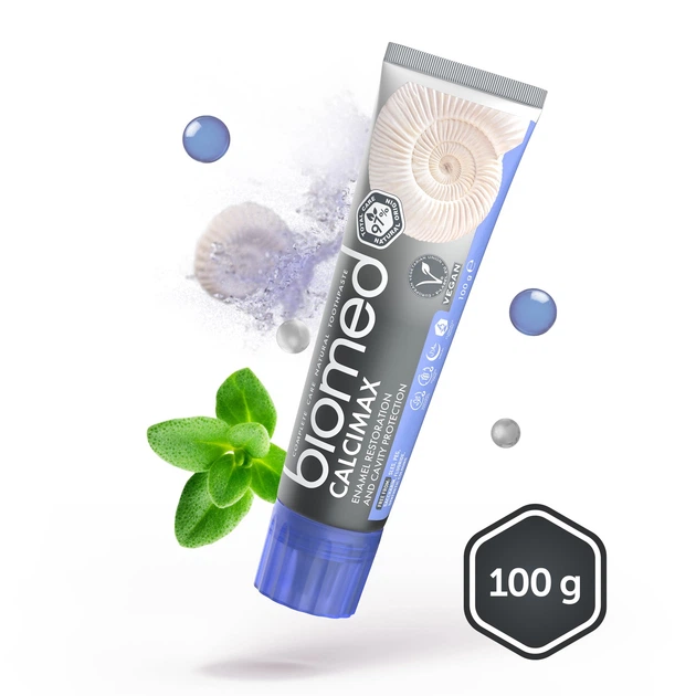 Зубная паста BioMed Кальцимакс 100 г (3800023406813) - Фото 6 Зубная паста BioMed Кальцимакс 100 г (3800023406813) - изображение 6