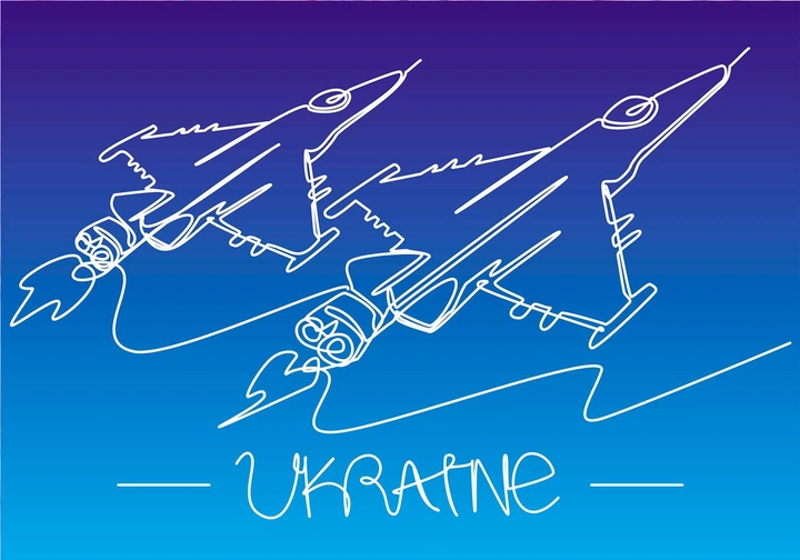 Календарь настенный квартальный на 2027 год на три пружины, Apriori , Самолет F16 , Патриотический календарь , украинский сувенир , 29,7х61см , 4 вид - изображение 2