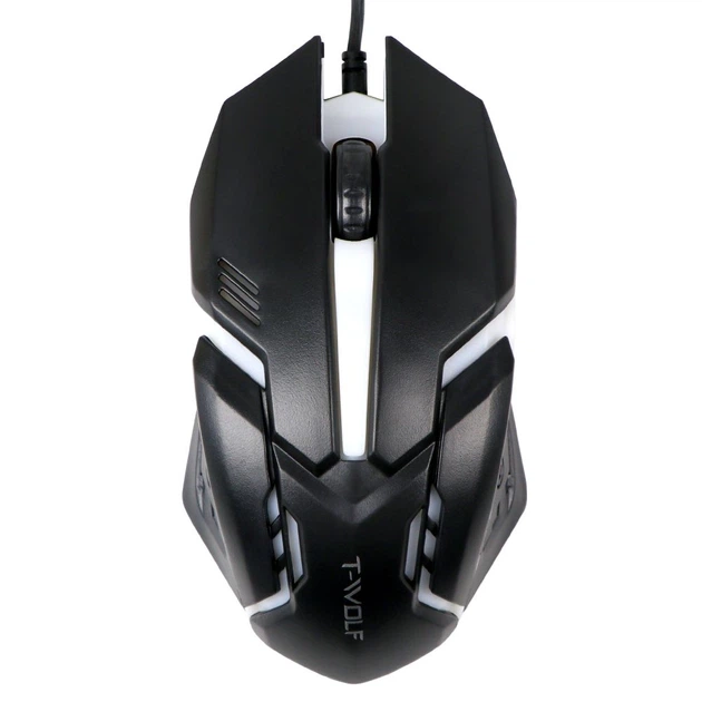 Ігрова Клавіатура з Мишкою TWolf TF270 з RGB підсвічуванням Чорна - зображення 5