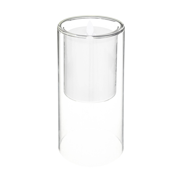 Свічки LED Atmosphera в скляних підсвічниках 3 шт (3560231666163) - зображення 3