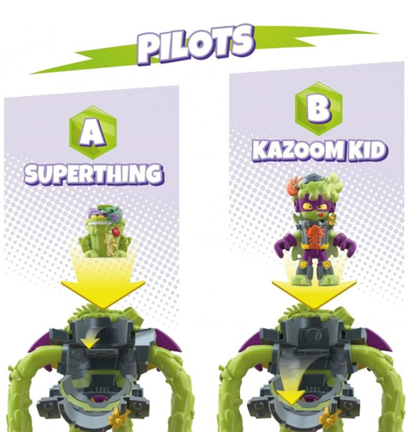 Игровой набор Супербот Трешер Superthings S PSTSP116IN60 робот, казум-кид, фигурка - изображение 3