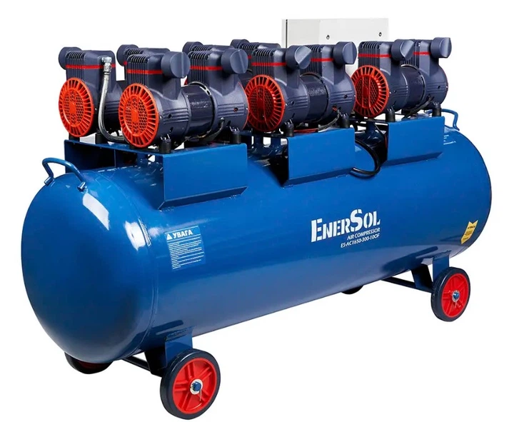 Компресор EnerSol повітряний безмасляний ES-AC1650-300-10OF - Фото 2 Компресор EnerSol повітряний безмасляний ES-AC1650-300-10OF - зображення 2