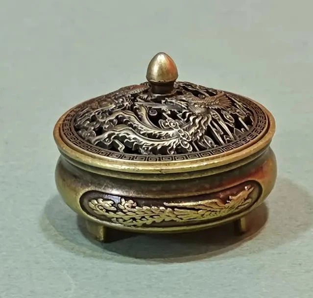 Курильница для благовоний дракон и феникс 5,5x4,7x5,7 cm (EG554757) - Фото 9 Курильница для благовоний дракон и феникс 5,5x4,7x5,7 cm (EG554757) - изображение 9