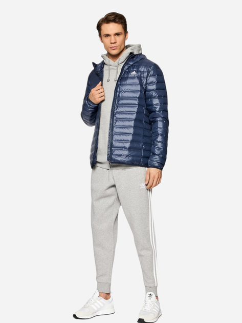 Пуховик зимовий короткий чоловічий Adidas Varilite Ho Jkt DX0785 S Темно-синій (4059808413822) - зображення 3