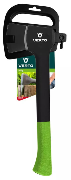 Сокира Verto 870 г обух 540 г рукоятка зі скловолокна 17.5" 05G101 (5902062038562) - зображення 6